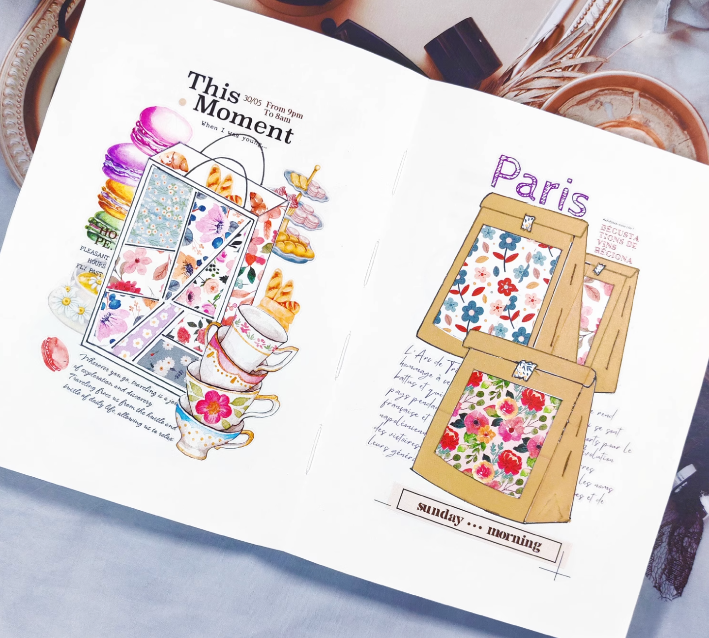 THE WASHI TAPE SHOP Floral Dreamscape Washi Tape (3 Rolls x 5m) - TARLBS