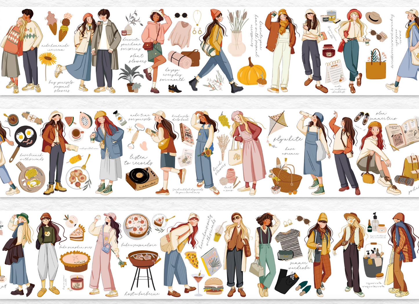 THE WASHI TAPE SHOP Moment Autumn-Winter PET Washi Tape 5m