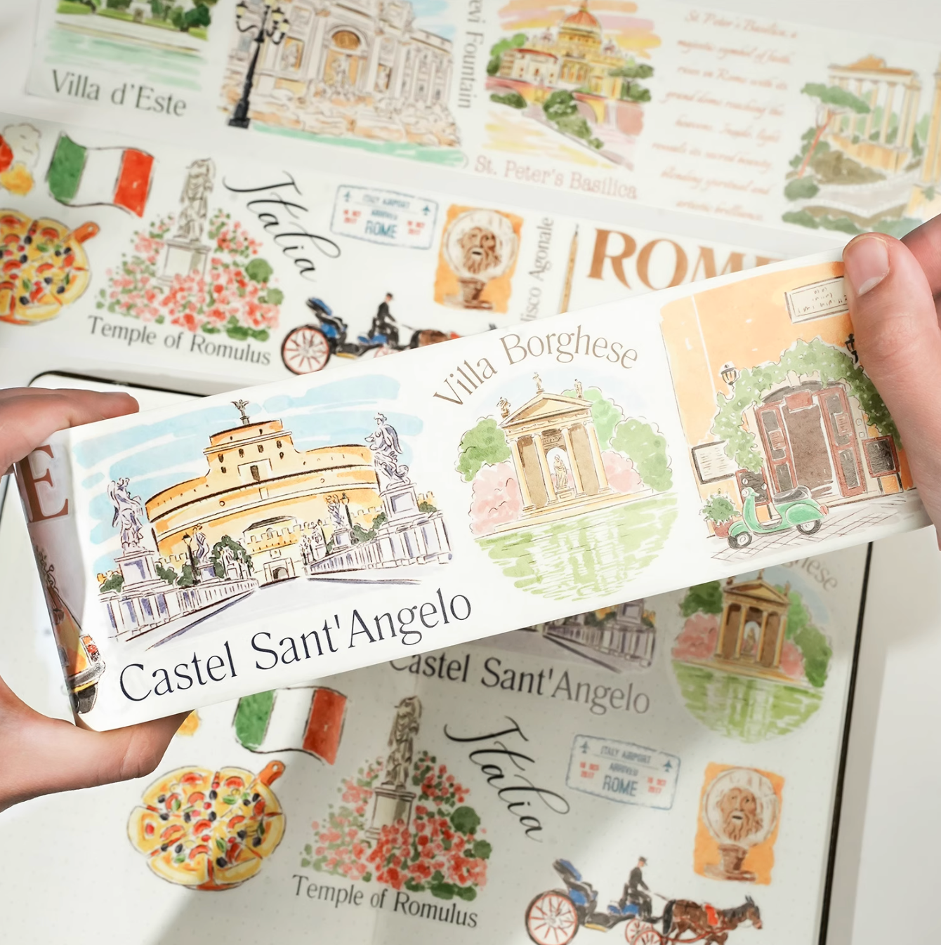 THE WASHI TAPE SHOP Rome Chapter PET Washi Tape (5m) - TARLBS