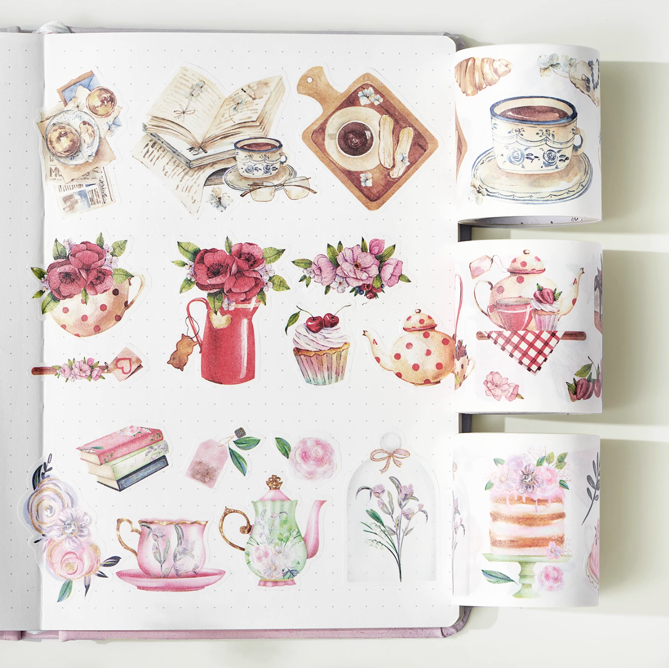 THE WASHI TAPE SHOP Brownie Moment Washi Tape Set (5m × 3 Rolls)