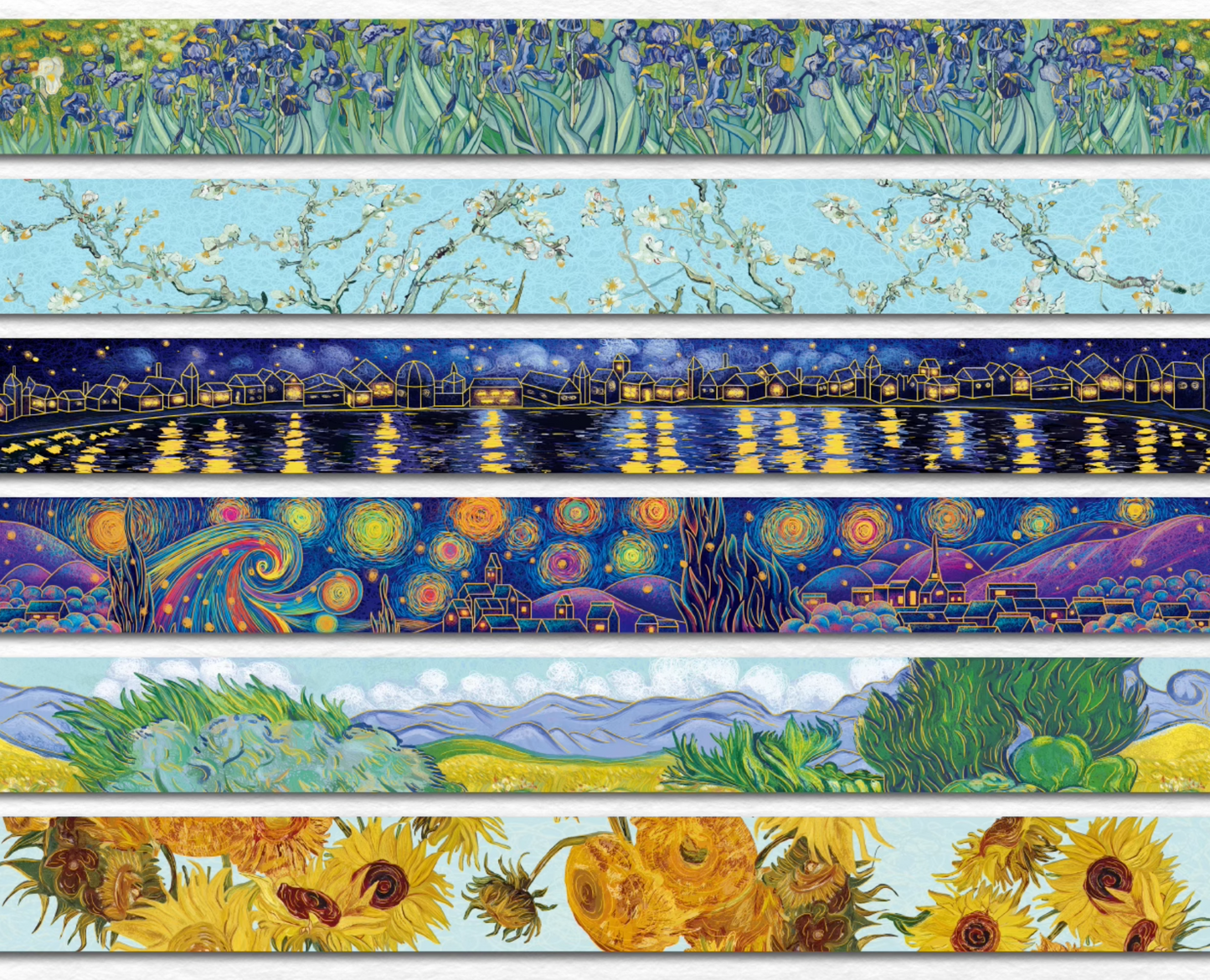 THE WASHI TAPE SHOP Van Gogh Washi Tape Set (5m)