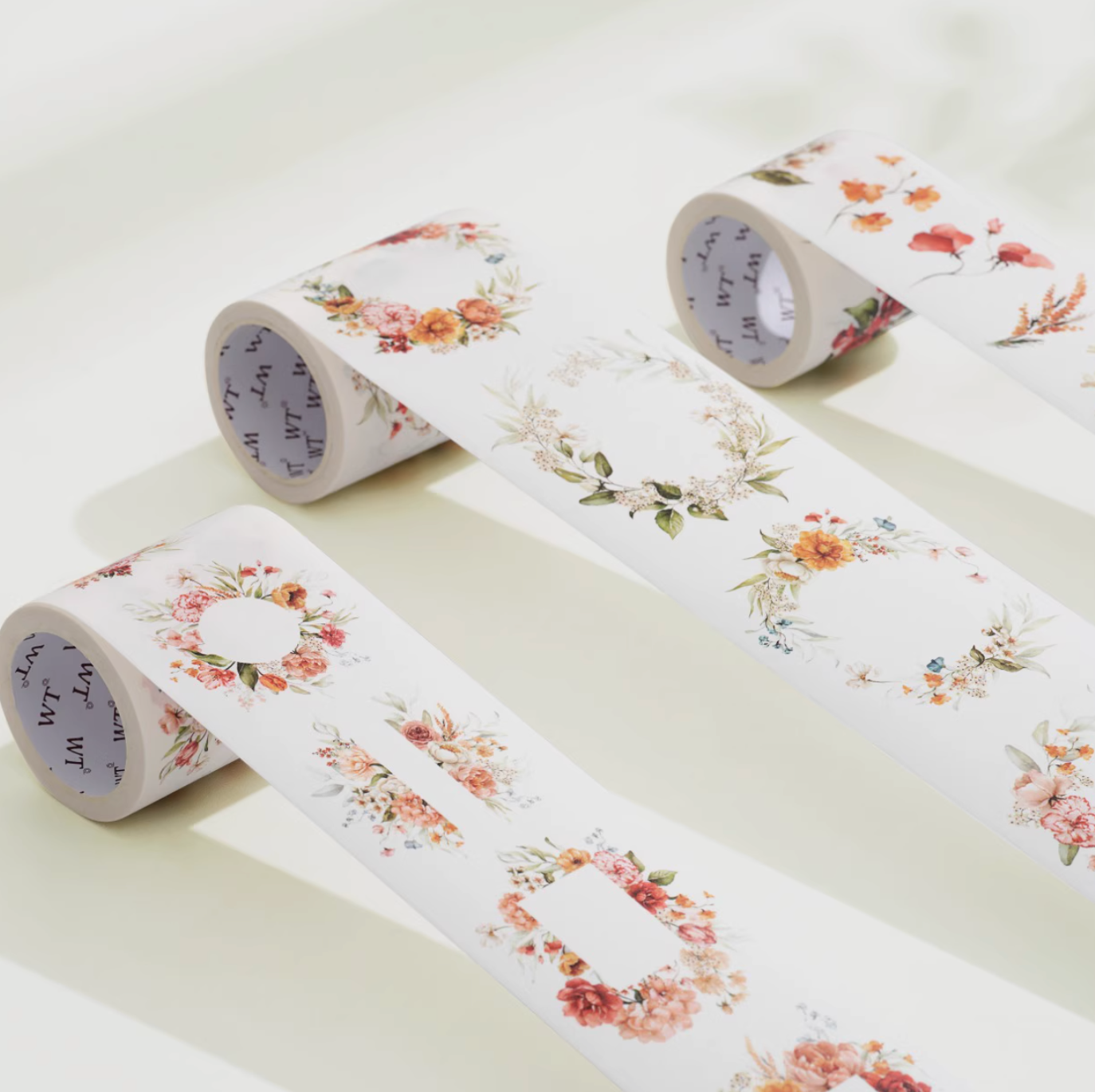 THE WASHI TAPE SHOP Blooming Whispers Washi Tape Set (5m x 3 rolls)