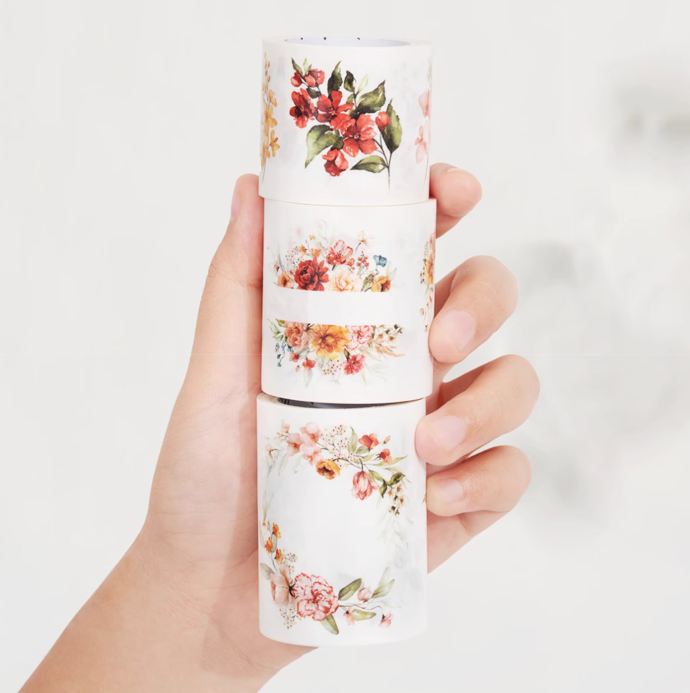 THE WASHI TAPE SHOP Blooming Whispers Washi Tape Set (5m x 3 rolls)