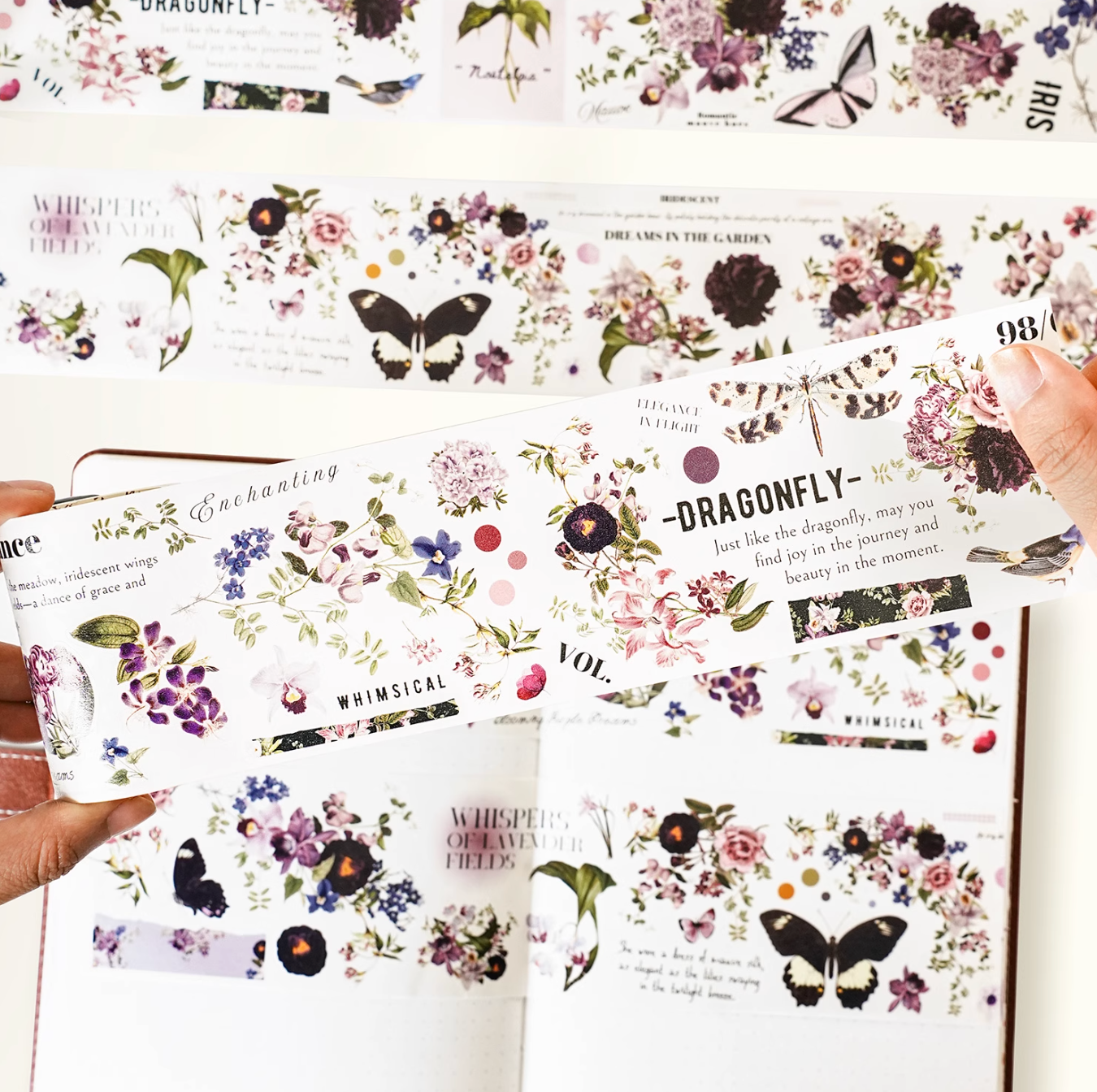 Violet Night PET Washi Tape 5m - TARLBS