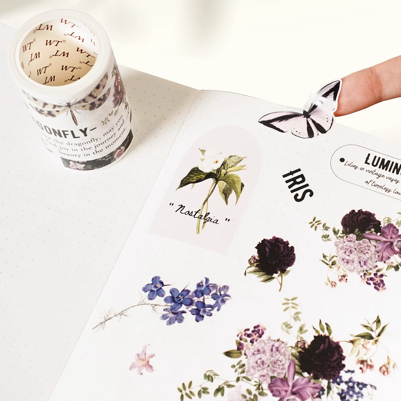 Violet Night PET Washi Tape 5m - TARLBS