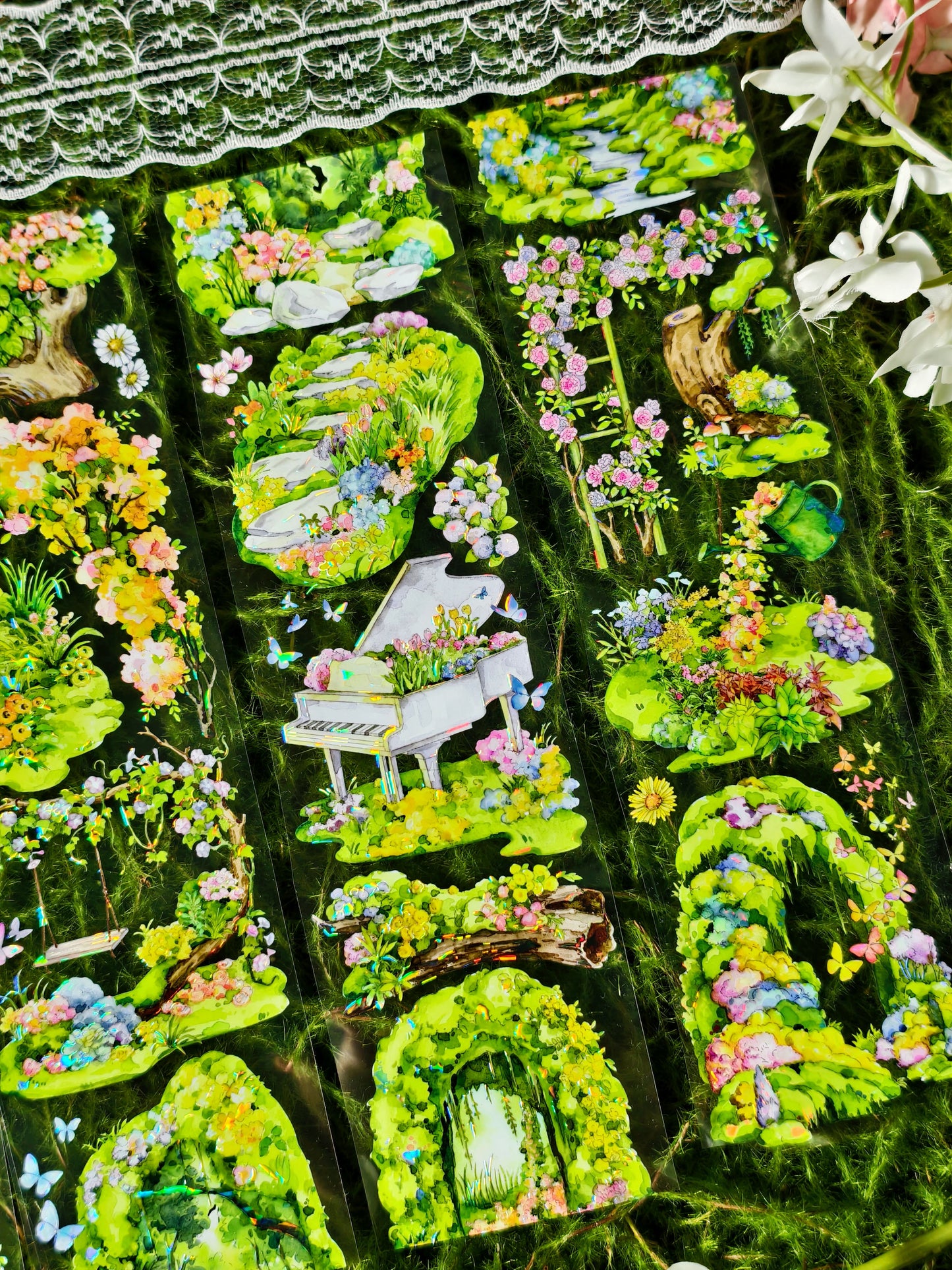 BOBO FISH Secret Grove Springtime PET Tape 5m