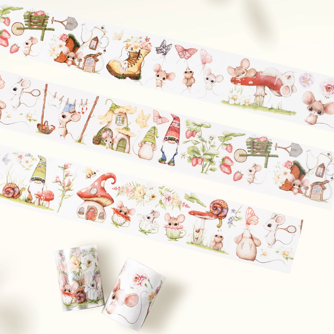 THE WASHI TAPE SHOP 栗吱鼠  PET 和纸胶带 5m - TARLBS