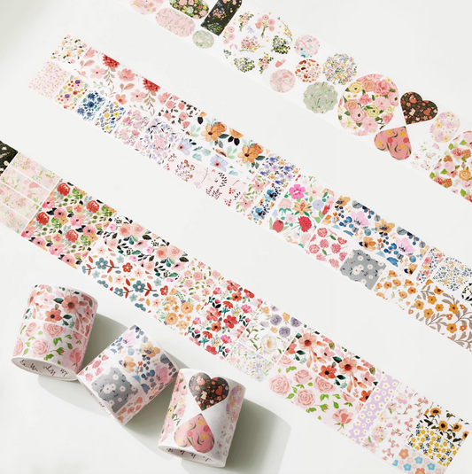 THE WASHI TAPE SHOP Floral Dreamscape Washi Tape (3 Rolls x 5m)
