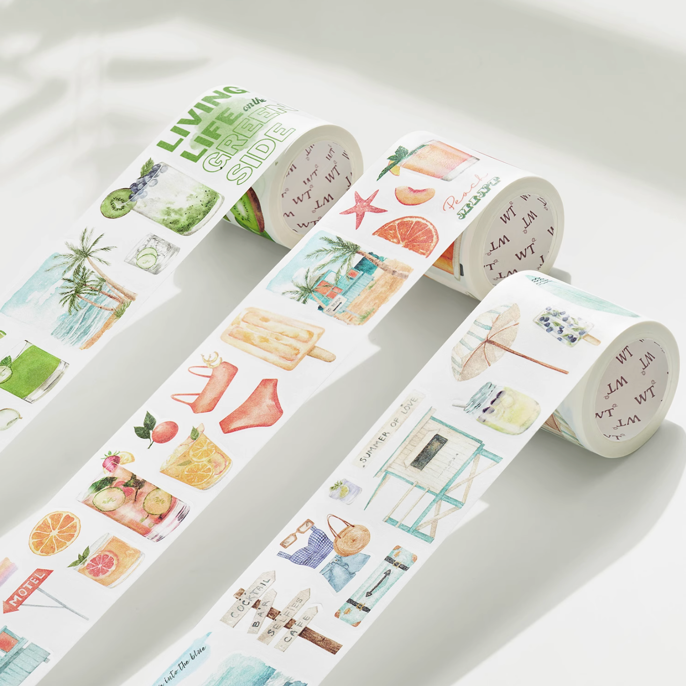 THE WASHI TAPE SHOP Summer Seaside Washi Tape(3 Rolls × 5m)