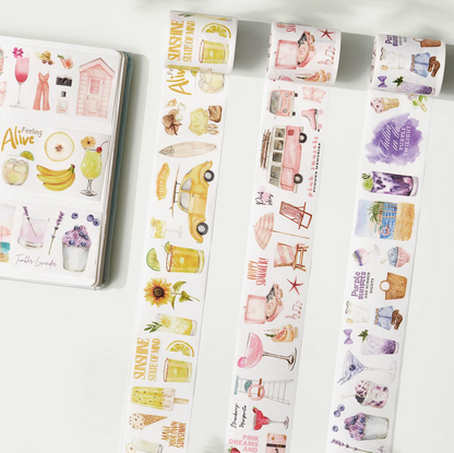 THE WASHI TAPE SHOP Beach Party Washi Tape(3 Rolls x 5m)