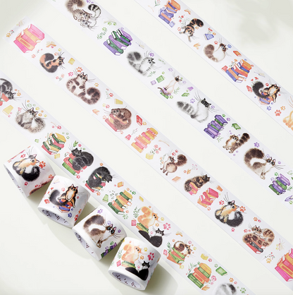 THE WASHI TAPE SHOP 키티의 게임 초대장 와시 테이프 세트 (4롤 × 5m)