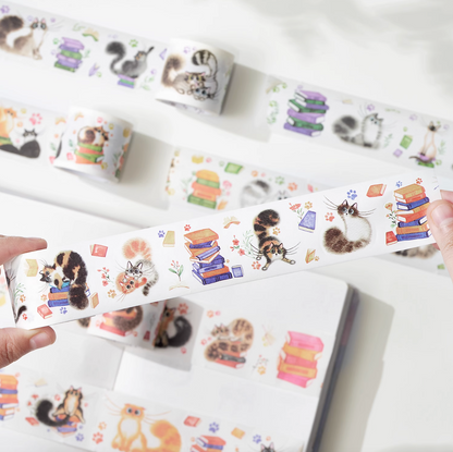 THE WASHI TAPE SHOP 키티의 게임 초대장 와시 테이프 세트 (4롤 × 5m)
