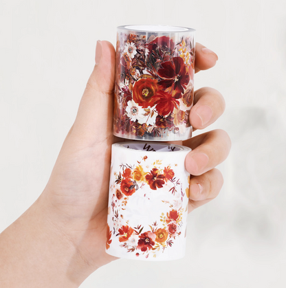 THE WASHI TAPE SHOP Floral Hues PET Washi Tape (5m)