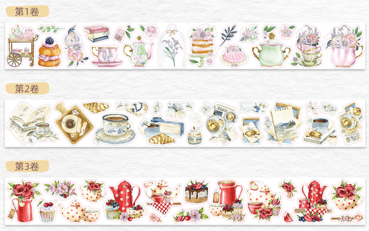 THE WASHI TAPE SHOP Brownie Moment Washi Tape Set (5m × 3 Rolls)
