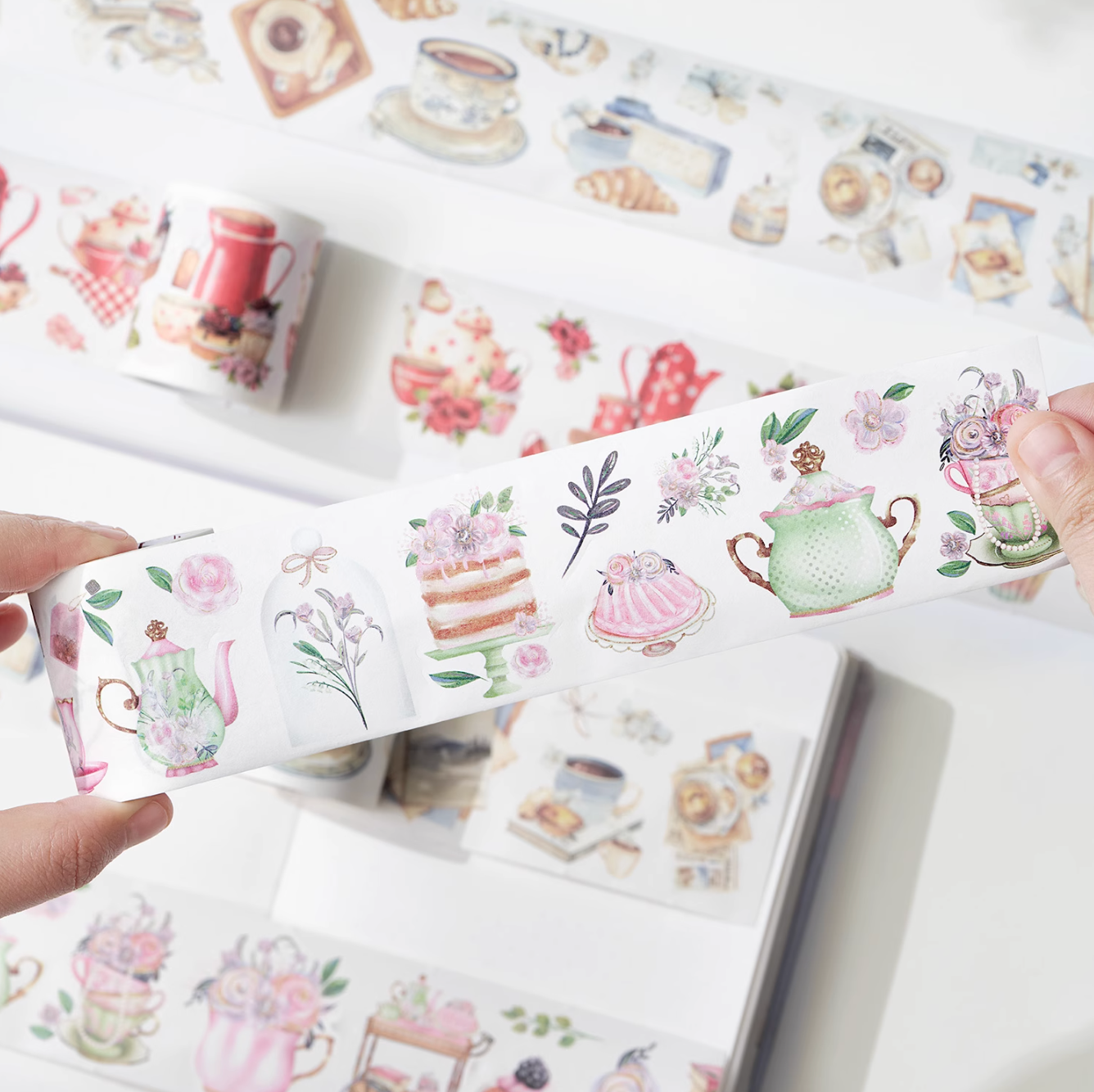 THE WASHI TAPE SHOP Brownie Moment Washi Tape Set (5m × 3 Rolls)