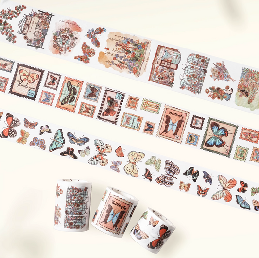 THE WASHI TAPE SHOP Tiny Butterfly Dreams Washi Tape Set (5m x 3 rolls)