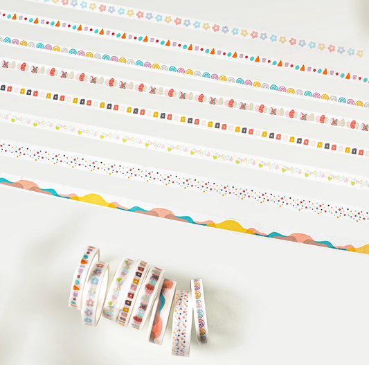 THE WASHI TAPE SHOP Colors Speak PET Washi Tape  (8 Rolls x 5m )