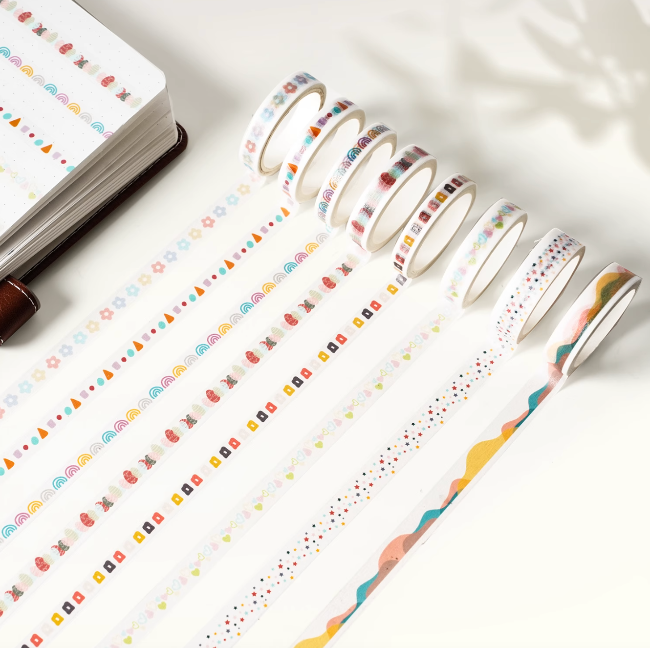 THE WASHI TAPE SHOP Colors Speak PET Washi Tape  (8 Rolls x 5m )