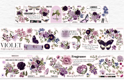 Violet Night PET Washi Tape  5m - TARLBS