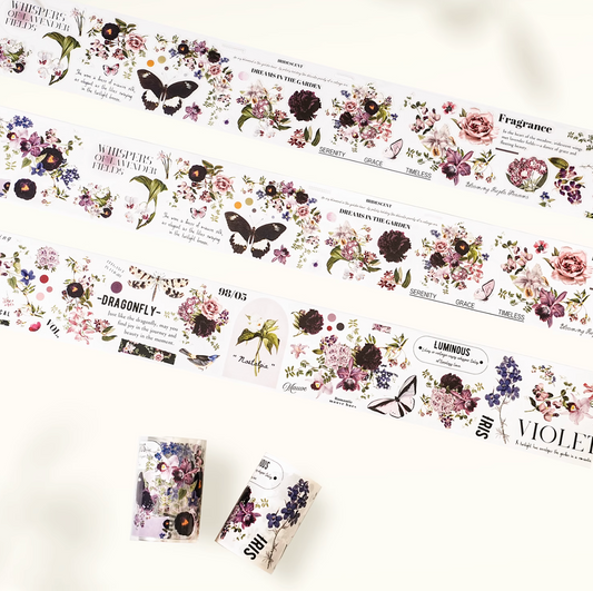 Violet Night PET Washi Tape  5m - TARLBS