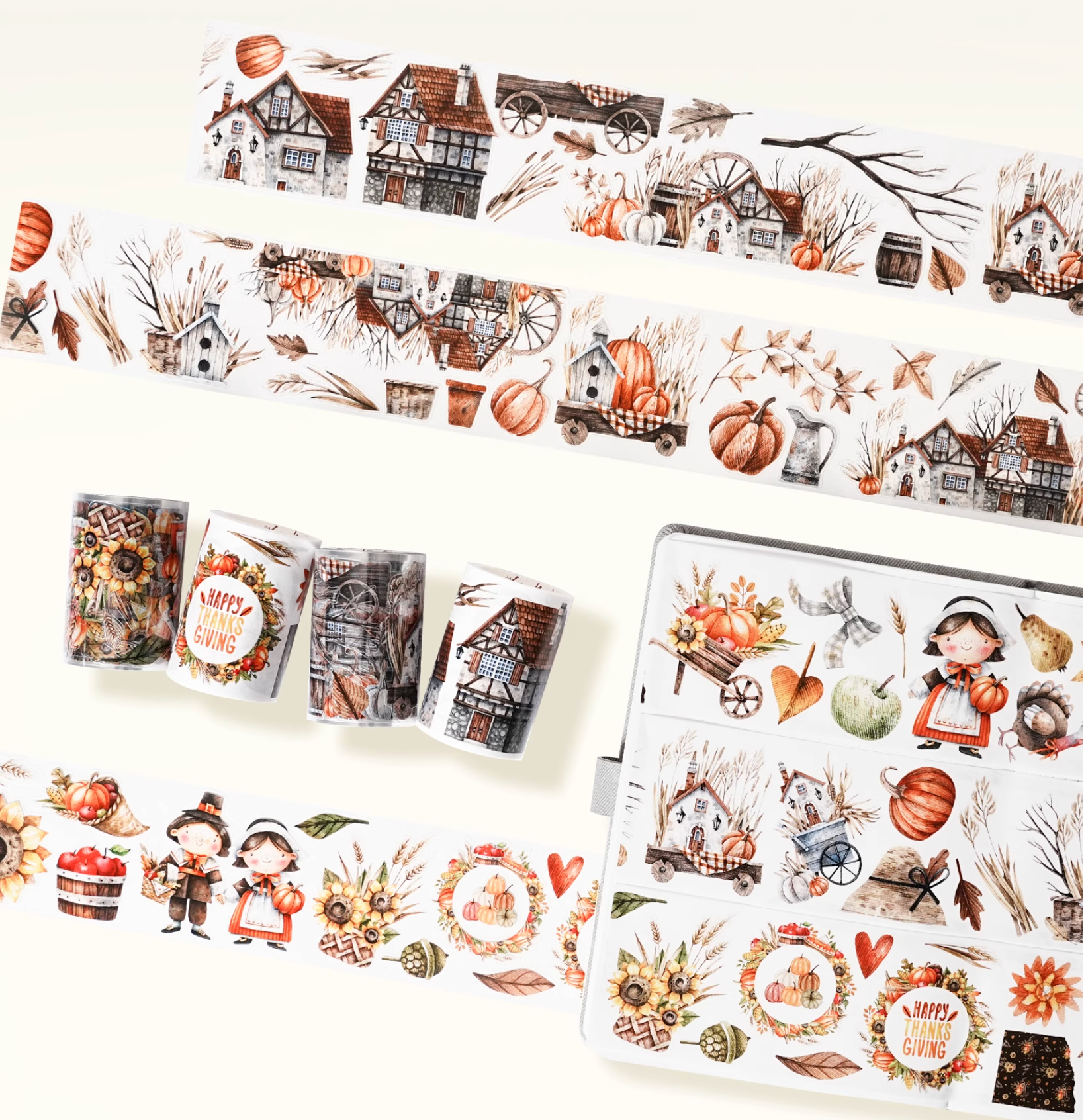 THE WASHI TAPE SHOP Harvest Season - Old Dream Cottage PET Washi Tape (5m) - TARLBS