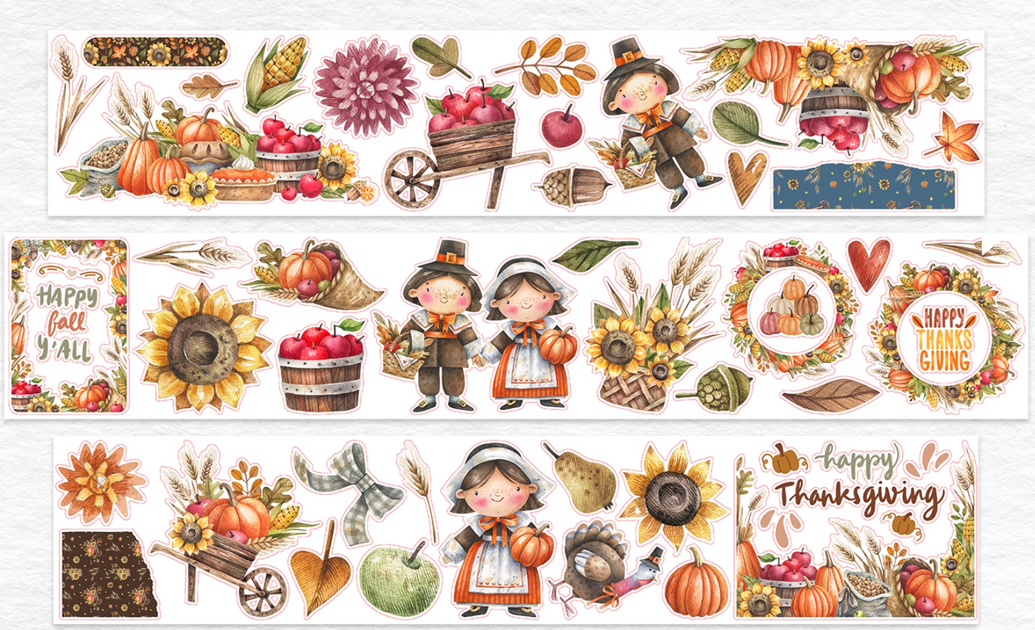 THE WASHI TAPE SHOP Harvest Season - Old Dream Cottage PET Washi Tape (5m) - TARLBS