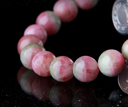 Watermelon Tourmaline Bracelet｜WANAVI Natural Crystal Collector's Bracelet, Designer Energy Jewelry
