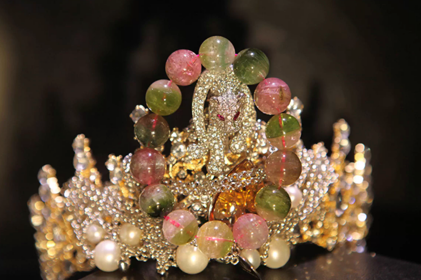 Watermelon Tourmaline Bracelet｜WANAVI Natural Crystal Collector's Bracelet, Designer Energy Jewelry