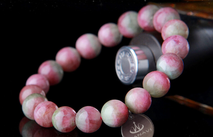 Watermelon Tourmaline Bracelet｜WANAVI Natural Crystal Collector's Bracelet, Designer Energy Jewelry