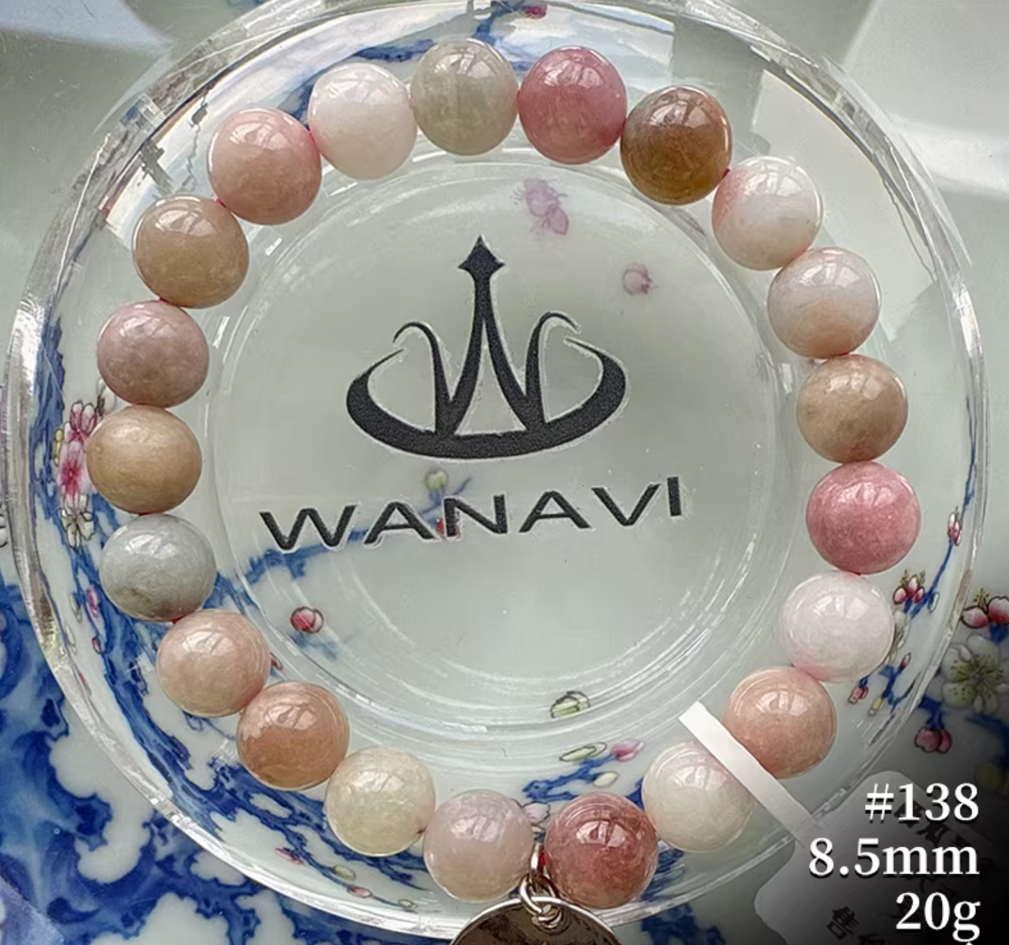 Watermelon Tourmaline Bracelet｜WANAVI Natural Crystal Collector's Bracelet, Designer Energy Jewelry