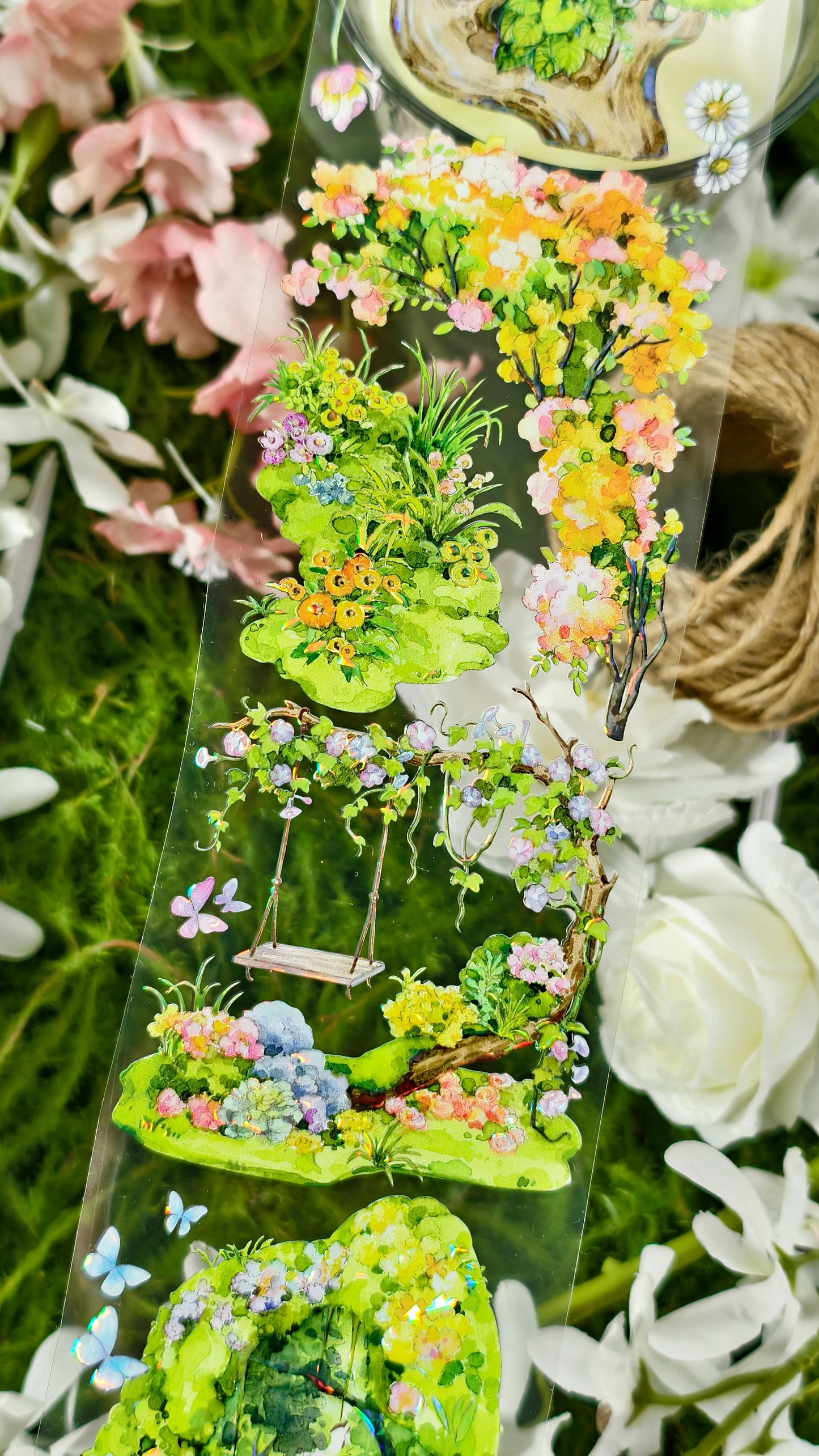 BOBO FISH Secret Grove Springtime PET Tape 5m